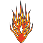 Abstract Flames Favicon 