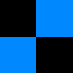 Black  Blue Checker Pattern Favicon 