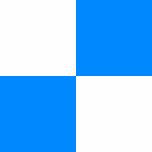 Blue  White Checker Pattern Favicon 