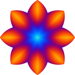 Colourful Flower Favicon 