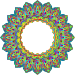 Prismatic Hypnotic Mandala Favicon 