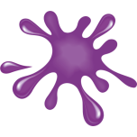 Purple Paint Splat Favicon 