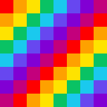 Rainbow Checker Pattern Favicon 