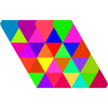 Triangular Tiling Concept Favicon 