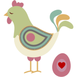Abstract Chicken And Egg Favicon 