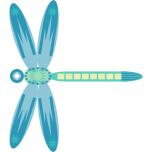 Abstract Dragonfly Favicon 