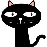 Black Cat Favicon 
