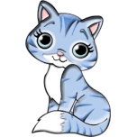 Blue Cat Favicon 