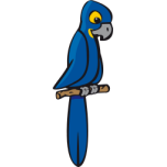 Blue Macaw Favicon 