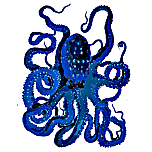 Blue Octopus Favicon 