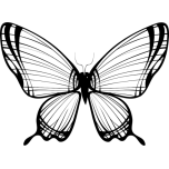 Butterfly Silhouette Favicon 