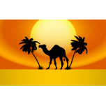 Camel Sunset Favicon 