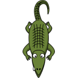 Cartoon Alligator Favicon 