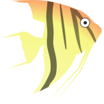 Cartoon Angel Fish Favicon 