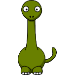 Cartoon Brontosaurus Favicon 