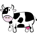 Cartoon Cow Favicon 