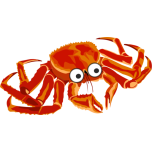 Cartoon Crab Favicon 