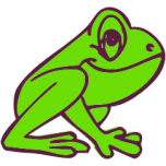 Cartoon Frog Profile Favicon 