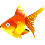 Cartoon Goldfish Favicon 