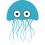 Cartoon Jellyfish Favicon 