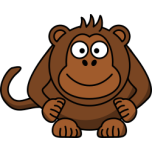 Cartoon Monkey Favicon 