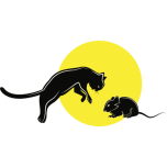 Cat And Mouse Favicon 