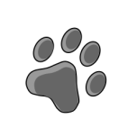 Cat Footprint Favicon 