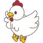 Chicken Flapping Wings Favicon 