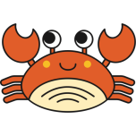 Cute Crab Favicon 