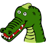 Drawn Crocodile Favicon 