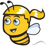 Female Bee Favicon 