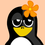 Flower Penguin Favicon 
