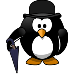 Gentleman Penguin Favicon 