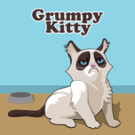 Grumpy Kitty Favicon 