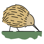 Kiwi Bird Favicon 