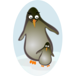 Penguin Father And Son Favicon 