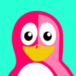 Pink Penguin Favicon 