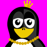 Queen Penguin Favicon 