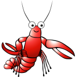 Red Cartoon Lobster Favicon 