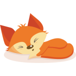 Sleeping Fox Favicon 