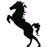 Stallion Silhouette Favicon 