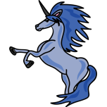 Unicorn Blue Favicon 