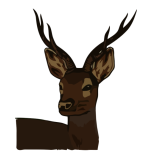 Vintage Deer Head Favicon 