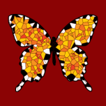 Voronoi Butterfly Favicon 