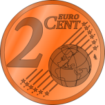 Two Euro Cent Favicon 