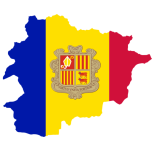 Andorra Map Flag Favicon 