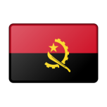 Angola Flag Bevelled Favicon 