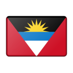 Antigua And Barbuda Flag Bevelled Favicon 