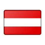 Austria Flag Bevelled Favicon 