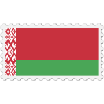 Belarus Flag Stamp Favicon 